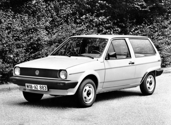 Volkswagen Polo 1982. Carrosserie, extérieur. Mini 3-portes, 2 génération