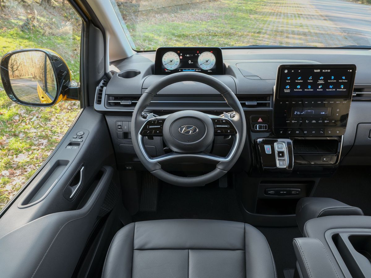 Hyundai Staria 2021. Панель приборов. Минивэн, 1 поколение
