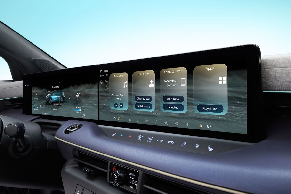 Nissan Leaf 2025. Мультимедиа. Хэтчбек 5 дв., 3 поколение