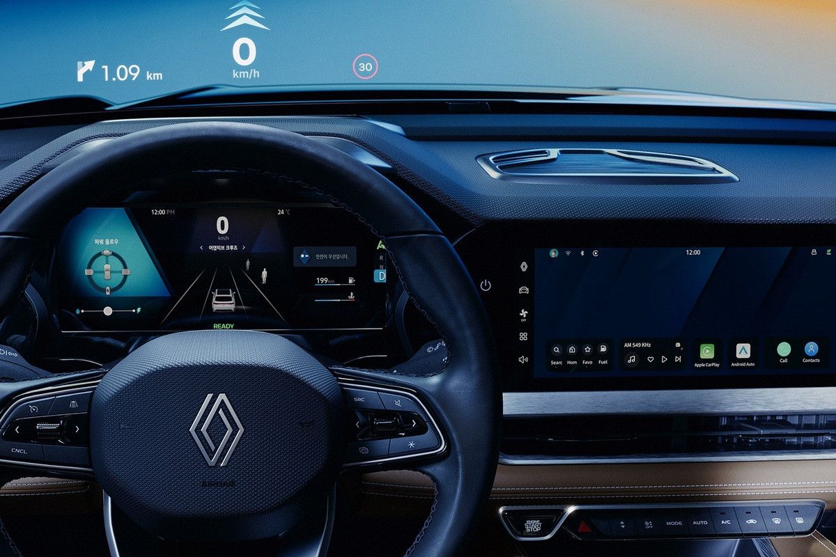 Renault. Панель приборов.