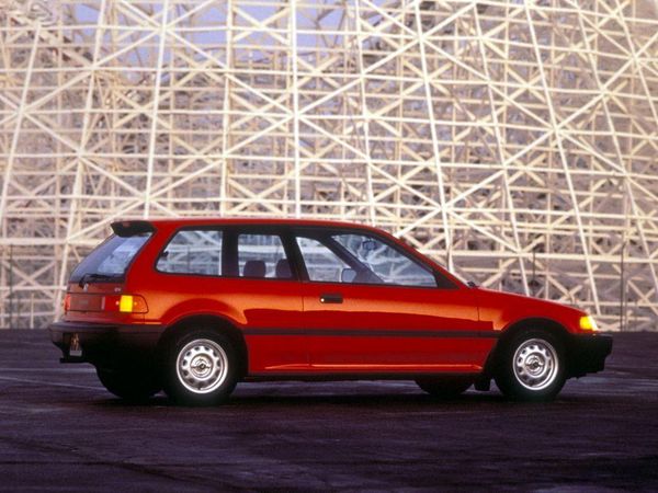 Honda Civic 1987. Carrosserie, extérieur. Mini 3-portes, 4 génération