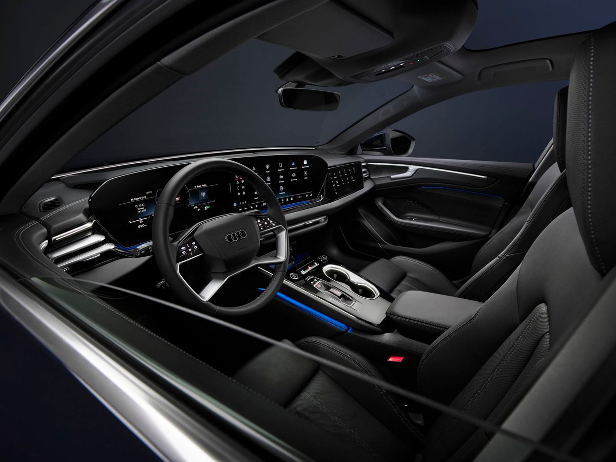 Audi A6 2025. Передние сидения. Седан, 6 поколение
