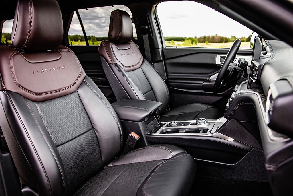 Ford Explorer 2019. Front seats. SUV 5-doors, 6 generation