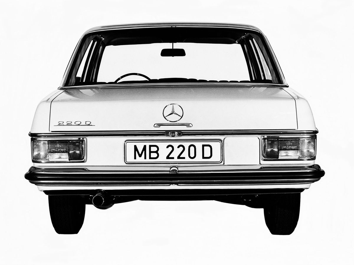 Mercedes-Benz W115 1968. Carrosserie, extérieur. Berline, 1 génération