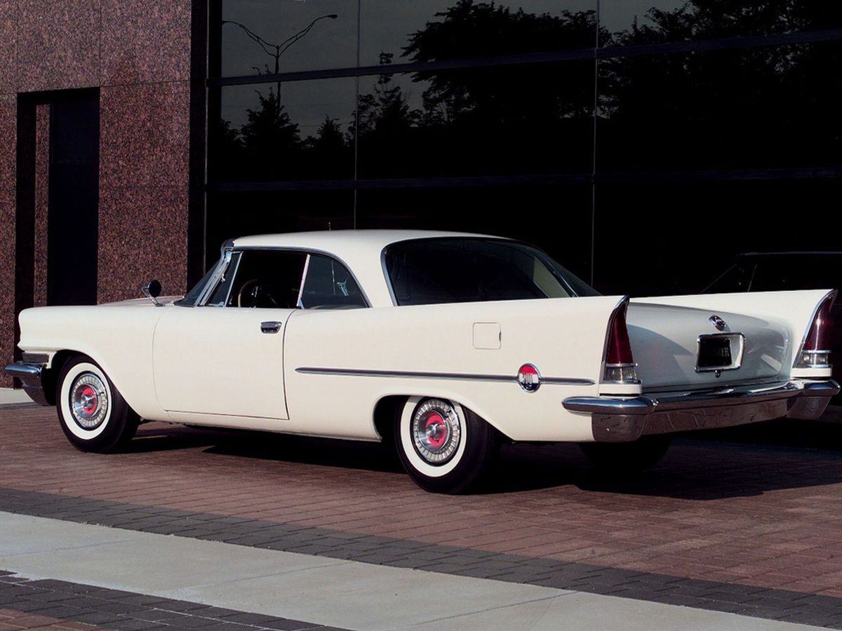 Chrysler 300 Letter Series 1957. Carrosserie, extérieur. Coupé sans montants, 3 génération