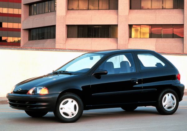 Chevrolet Metro 1998. Carrosserie, extérieur. Mini 3-portes, 1 génération