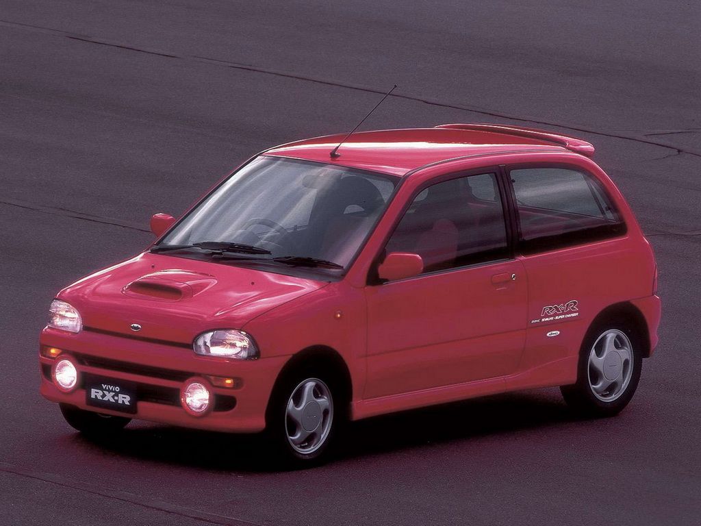 Subaru Vivio 1992. Bodywork, Exterior. Mini 3-doors, 1 generation