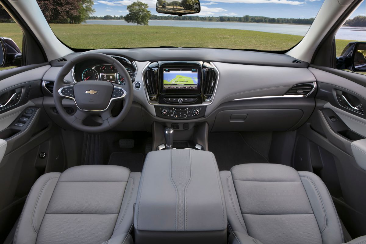Chevrolet Traverse 2017. Front seats. SUV 5-doors, 2 generation