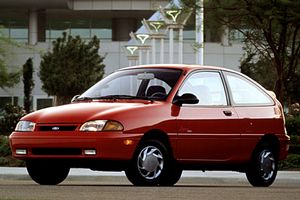 פורד אספייר ‏1993. מרכב, צורה. מיני 3 דלתות, 1 דור