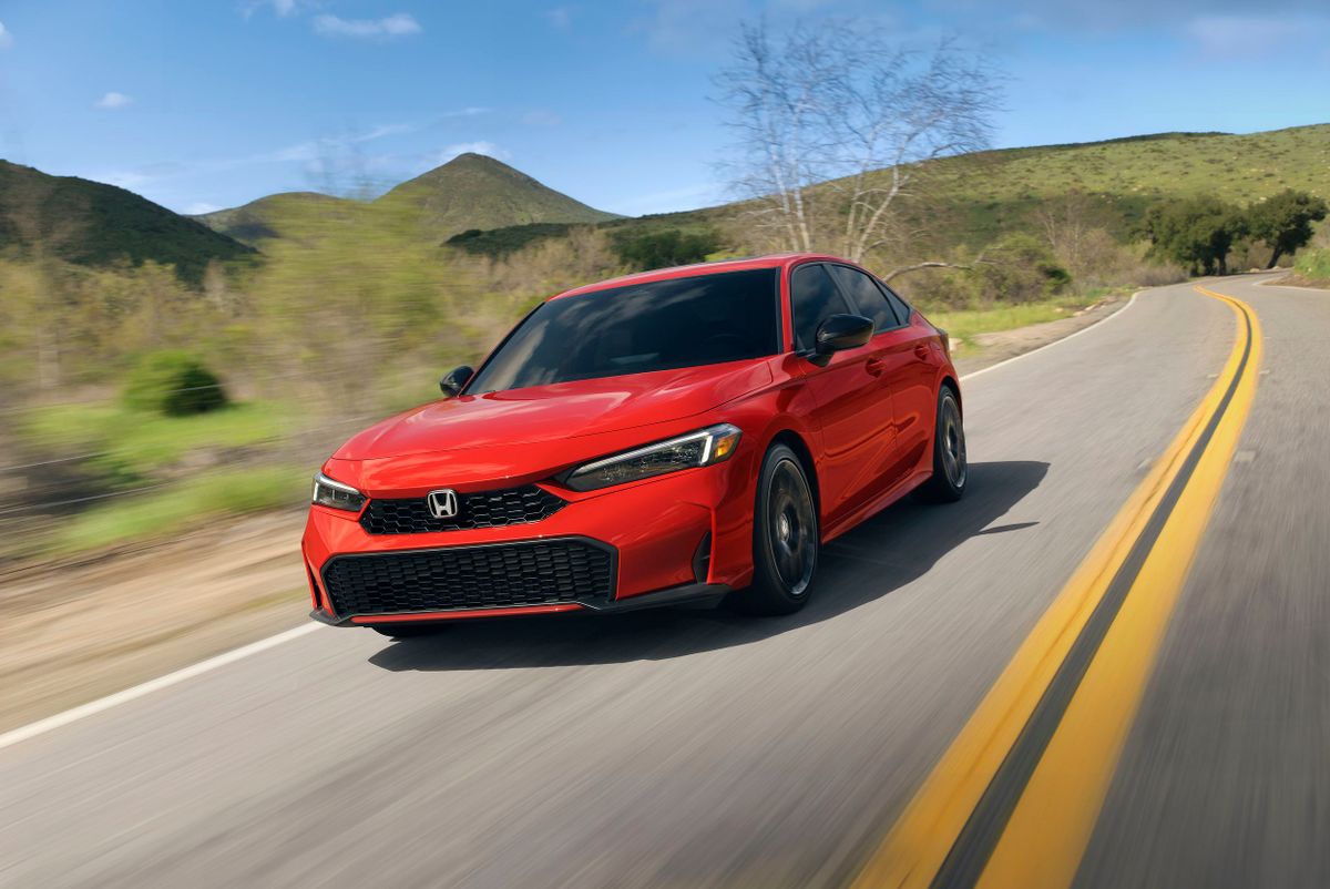 Honda Civic (USA) 2024. Кузов, экстерьер. Седан, 11 поколение, рестайлинг 1