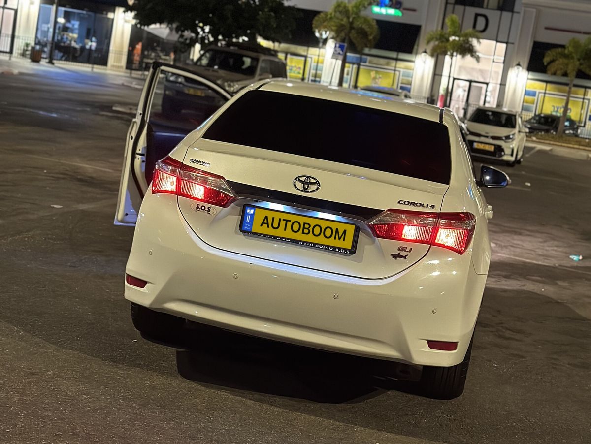 טויוטה קורולה יד 2 רכב, 2016, פרטי