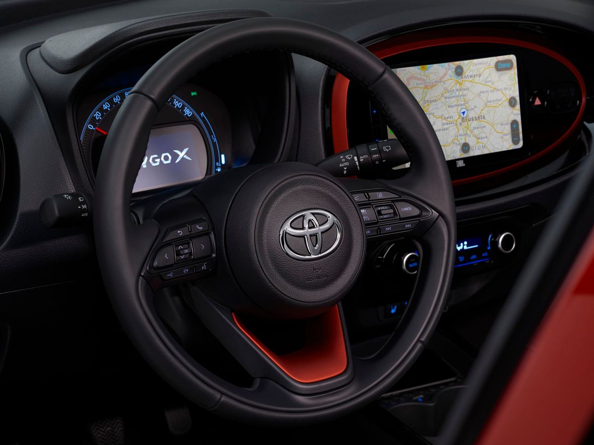 Toyota Aygo 2021. Steering wheel. Mini 5-doors, 3 generation
