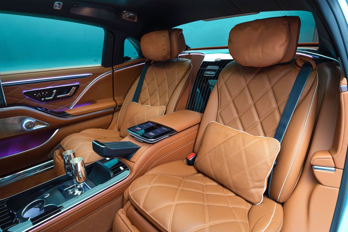 Mercedes Maybach S-Class 2026. Задние сидения. Седан, 2 поколение, рестайлинг