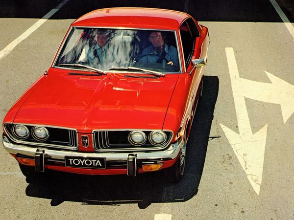 Toyota Mark II 1972. Carrosserie, extérieur. Coupé sans montants, 2 génération