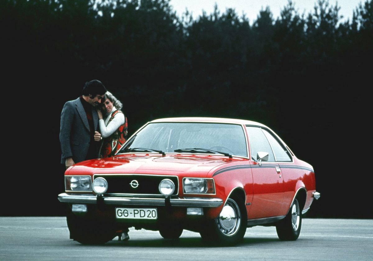 Opel Rekord 1972. Carrosserie, extérieur. Coupé, 4 génération