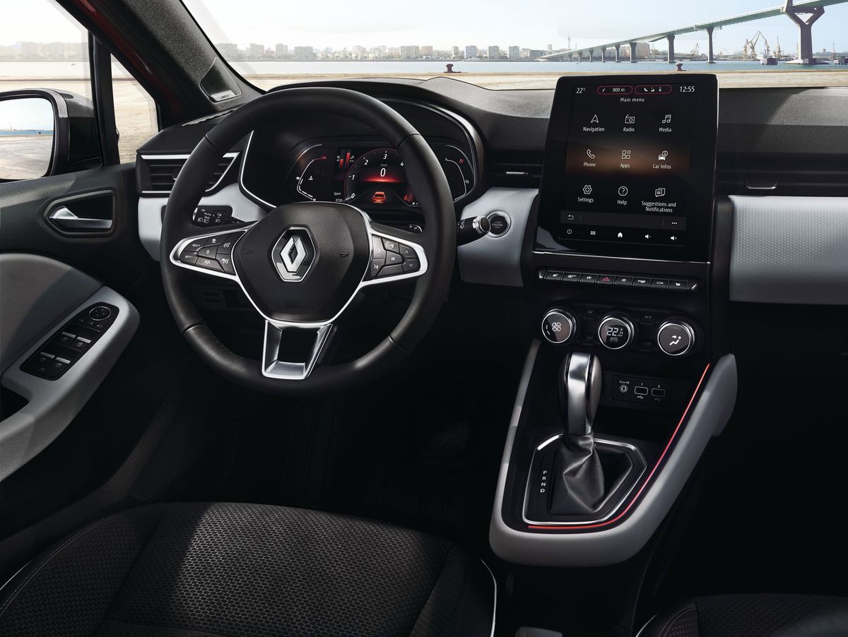 Renault Clio 2019. Center console. Mini 5-doors, 5 generation