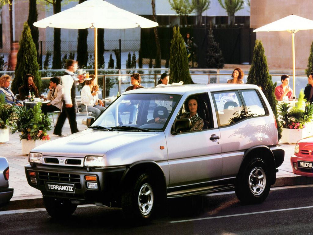 Nissan Terrano 1995. Carrosserie, extérieur. VUS 3-portes, 2 génération