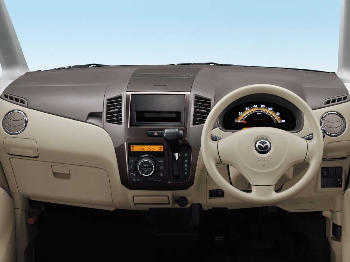 Mazda Flair Wagon 2012. Dashboard. Microvan, 1 generation