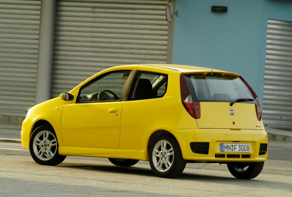 Fiat Punto 2003. Carrosserie, extérieur. Mini 3-portes, 2 génération, restyling