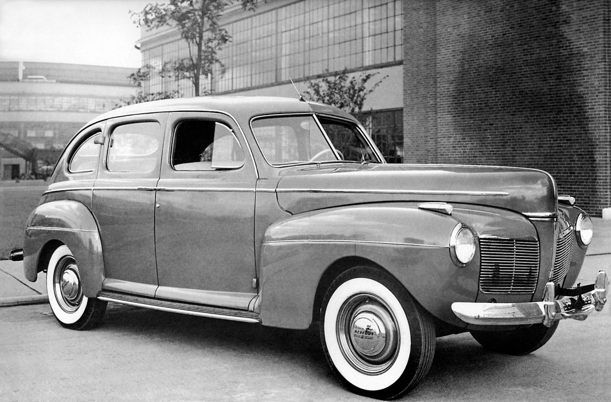 Mercury Eight 1941. Bodywork, Exterior. Sedan, 2 generation