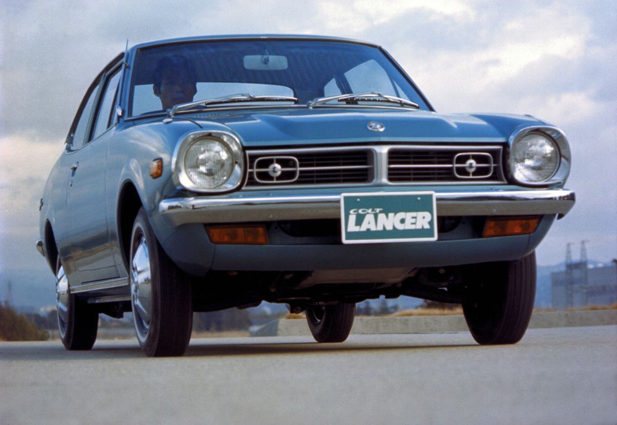 Mitsubishi Lancer 1973. Carrosserie, extérieur. Coupé, 1 génération