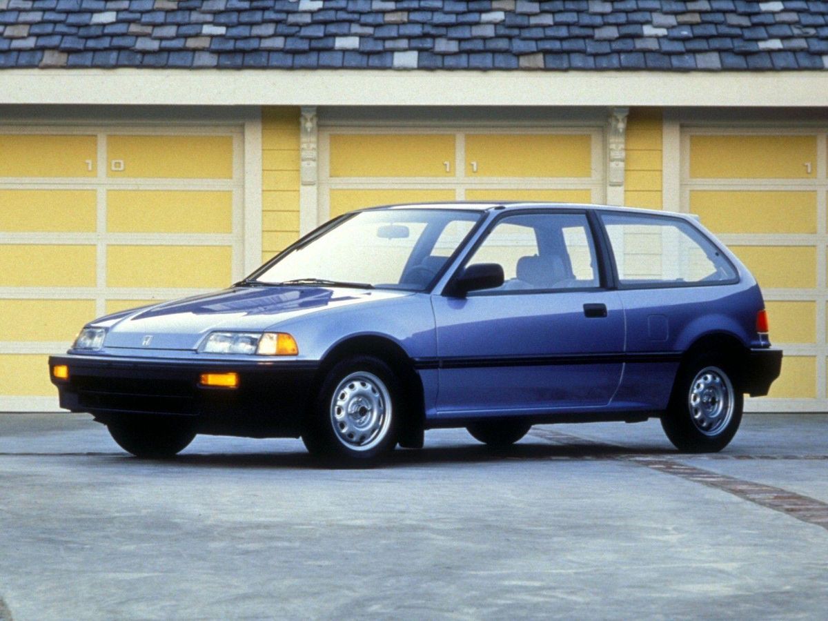Honda Civic 1987. Carrosserie, extérieur. Mini 3-portes, 4 génération