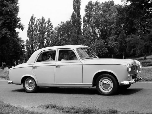 Peugeot 403 1955. Carrosserie, extérieur. Berline, 1 génération