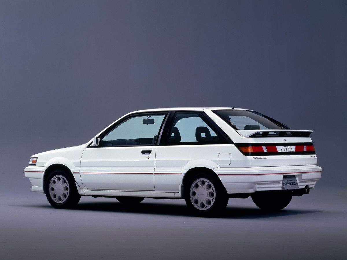 Nissan Liberta Villa 1986. Carrosserie, extérieur. Hatchback 3-portes, 2 génération