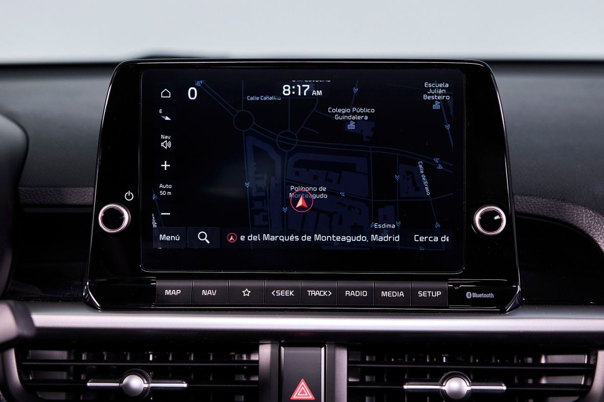Kia Picanto 2023. Навигационная система. Мини 5 дверей, 3 поколение, рестайлинг 2