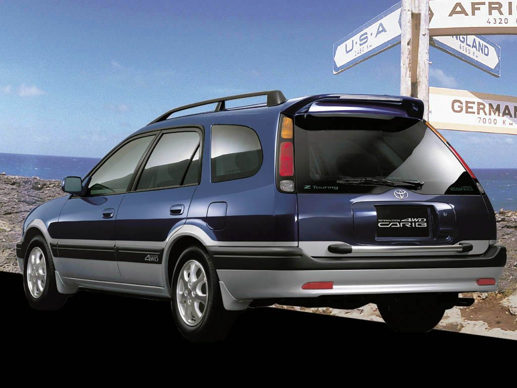 Toyota Sprinter Carib 1995. Carrosserie, extérieur. Break 5-portes, 3 génération