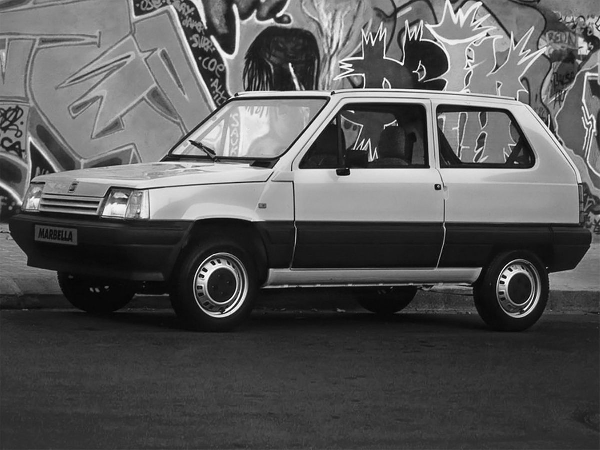 סיאט מרבלה 1986. מרכב, צורה. מיני 3 דלתות, 1 דור