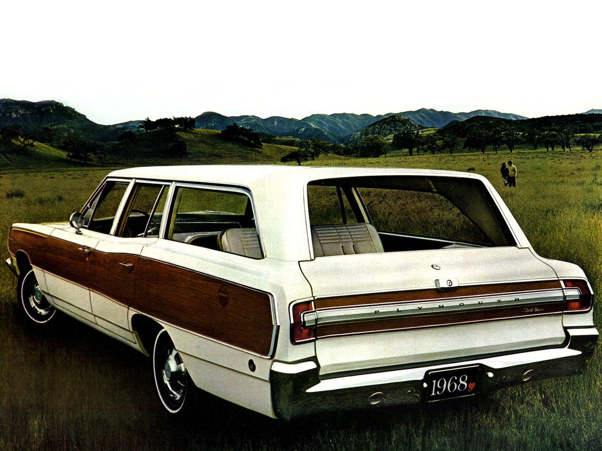 פלימות' סטלייט 1968. מרכב, צורה. סטיישן 5 דלתות, 2 דור