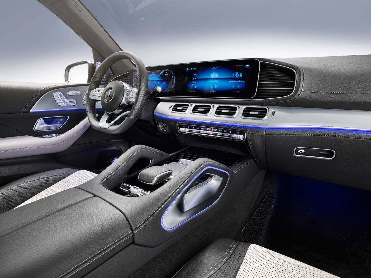 Mercedes GLE 2018. Center console. SUV 5-doors, 2 generation