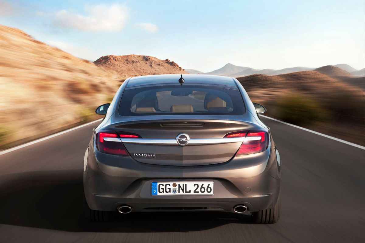 Opel Insignia 2013. Carrosserie, extérieur. Liftback, 1 génération, restyling
