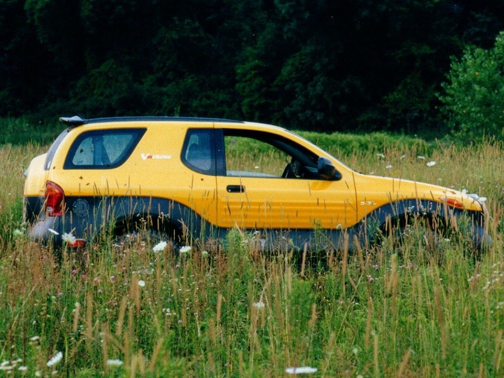 איסוזו ווהיקרוס ‏1997. מרכב, צורה. רכב שטח 3 דלתות, 1 דור