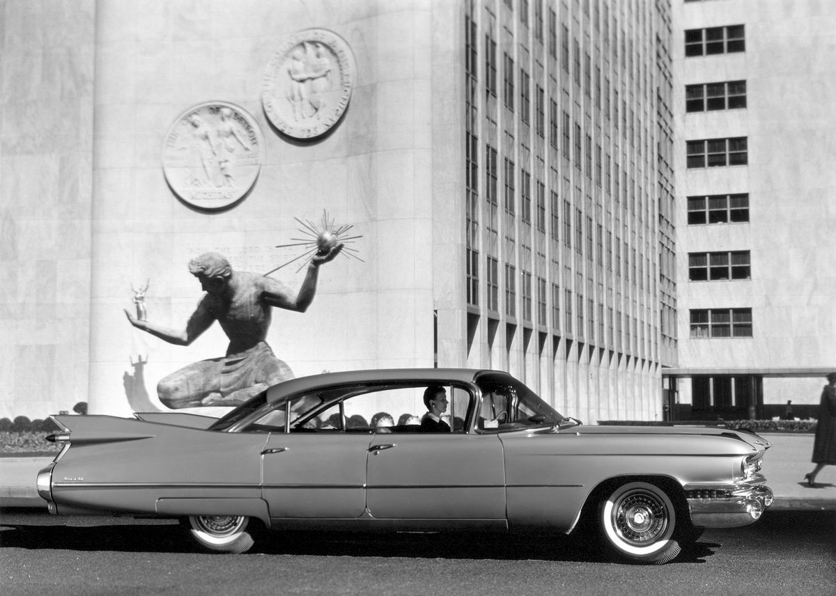 Cadillac DeVille 1958. Carrosserie, extérieur. Berline, 1 génération