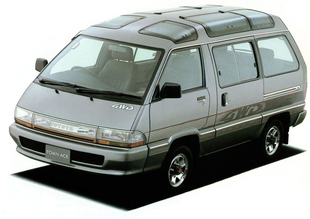 טויוטה טאון אייס ‏1988. מרכב, צורה. קומפקט וואן, 2 דור