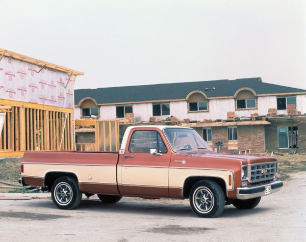Chevrolet C/K 1972. Bodywork, Exterior. Pickup single-cab, 3 generation