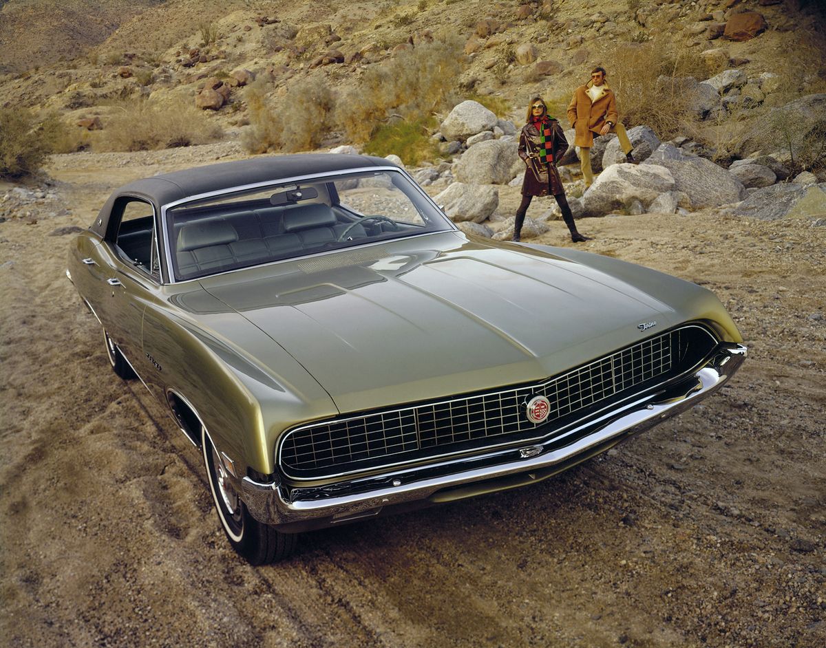 Форд Торино 1970. Кузов, экстерьер. Седан-хардтоп, 2 поколение