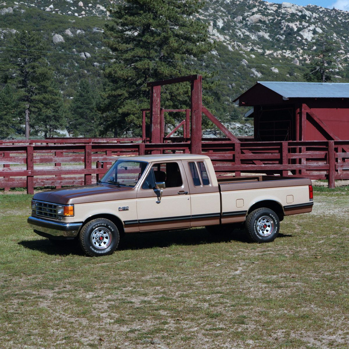 Форд F-150 1986. Кузов, экстерьер. Пикап Полуторная кабина, 8 поколение