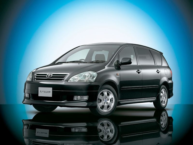 Toyota Ipsum 2001. Carrosserie, extérieur. Compact Van, 2 génération