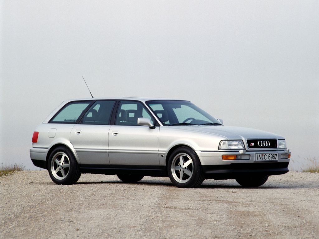 Audi S2 1990. Carrosserie, extérieur. Break 5-portes, 1 génération