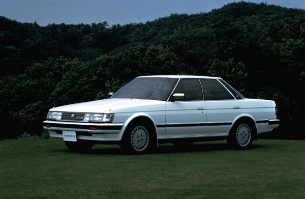 Toyota Mark II 1984. Carrosserie, extérieur. Berline sans pilier central, 5 génération