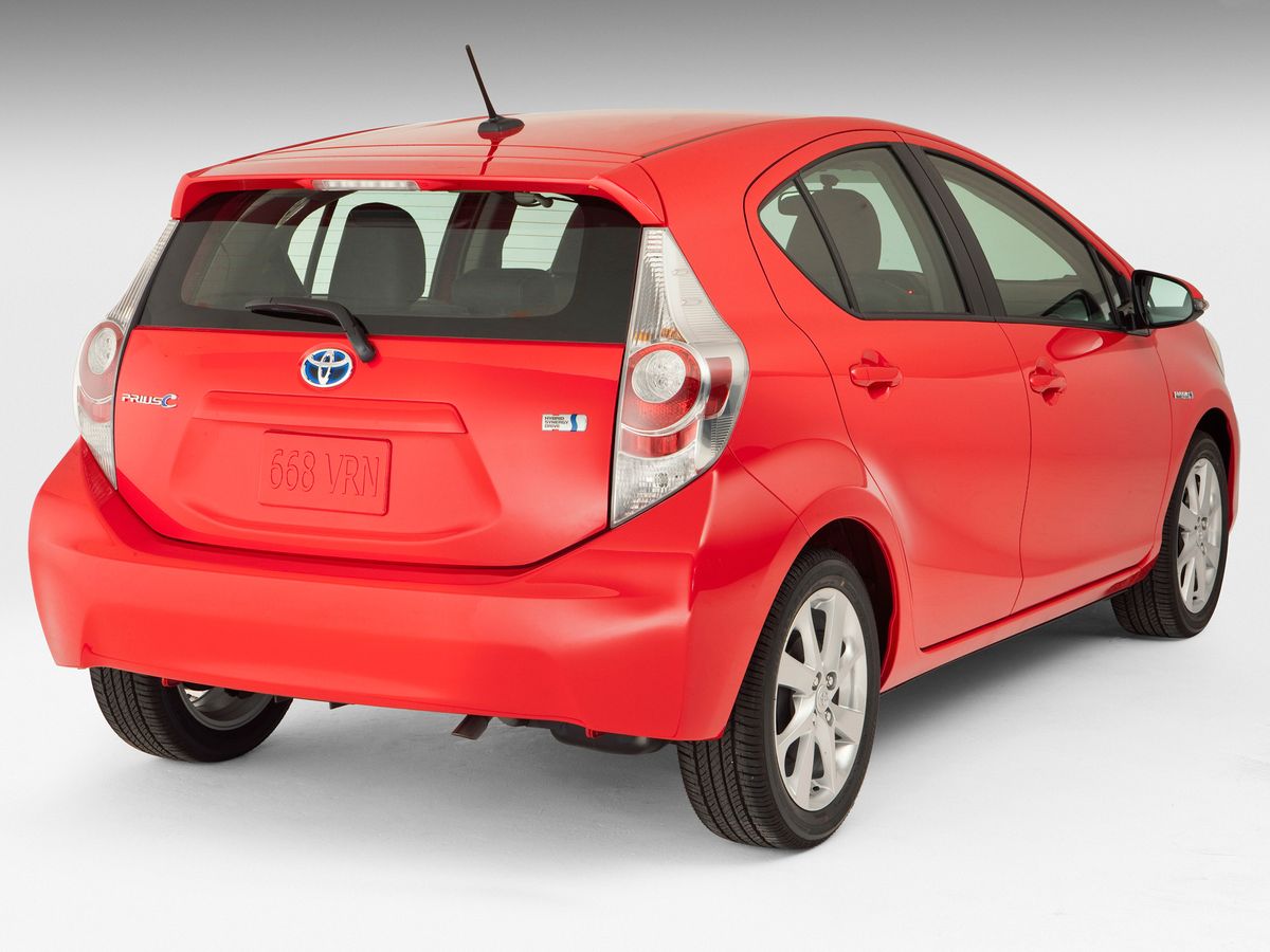 Toyota Prius C 2012. Carrosserie, extérieur. Hatchback 5-portes, 1 génération