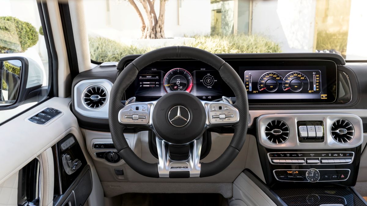 Mercedes G-Class AMG 2018. Dashboard. SUV 5-doors, 2 generation