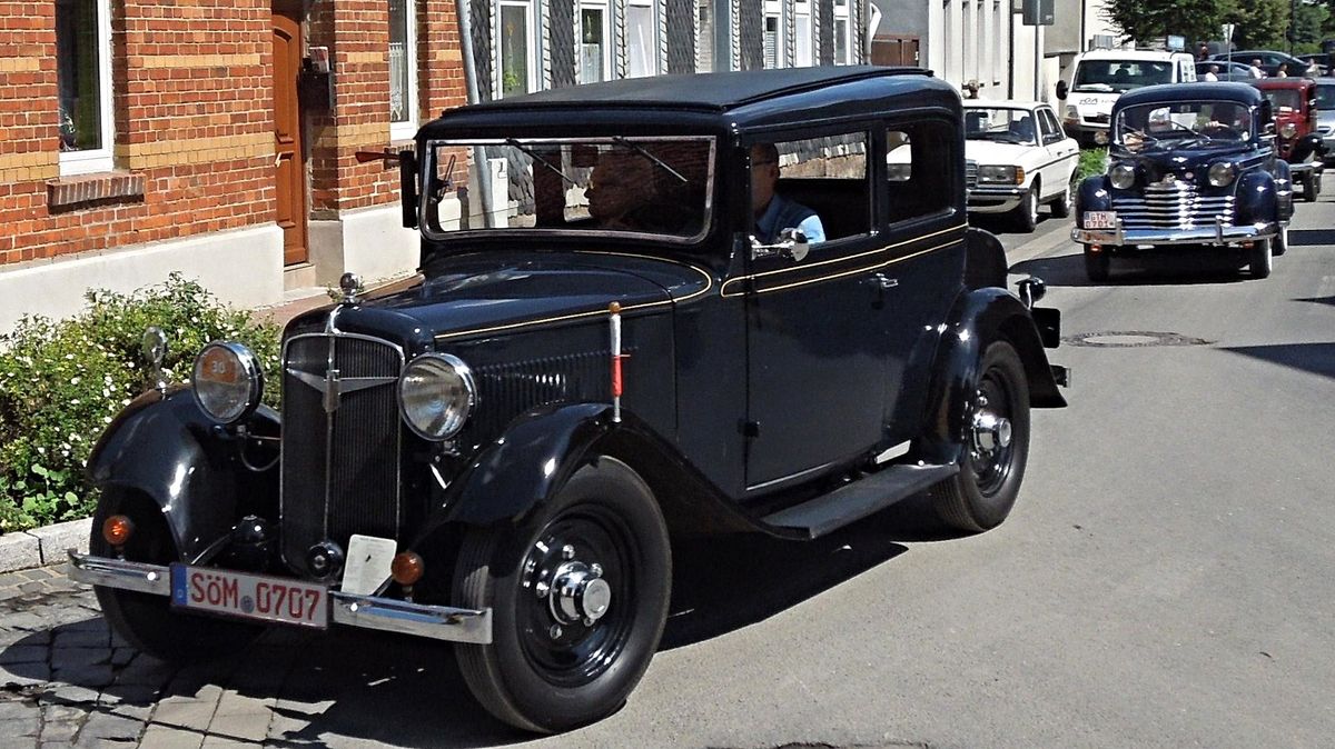Adler Primus 1933. Carrosserie, extérieur. Limousine, 2 génération