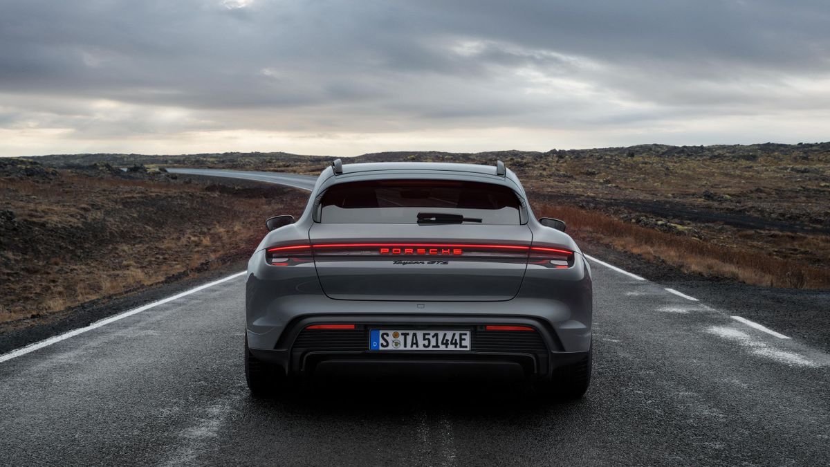 Porsche Taycan 2024. Кузов, экстерьер. Универсал 5 дв., 1 поколение, рестайлинг