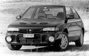 Mazda 323 Lantis 1989. Carrosserie, extérieur. Hatchback 3-portes, 4 génération