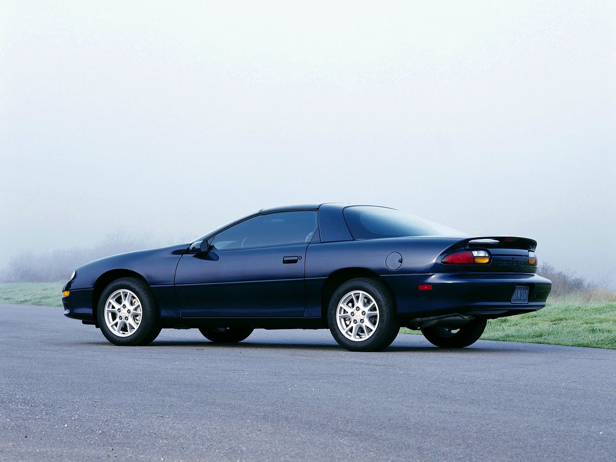 Chevrolet Camaro 1998. Carrosserie, extérieur. Coupé, 4 génération, restyling