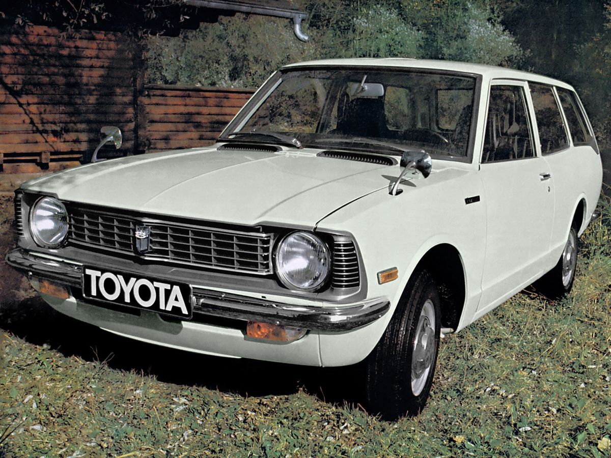 טויוטה קורולה ‏1970. מרכב, צורה. סטיישן 3 דלתות, 2 דור